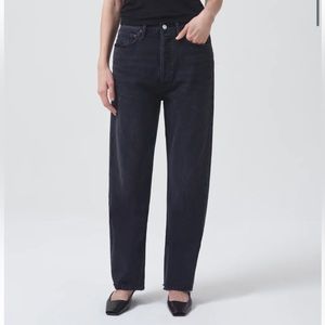 agolde 90s jean faded black
